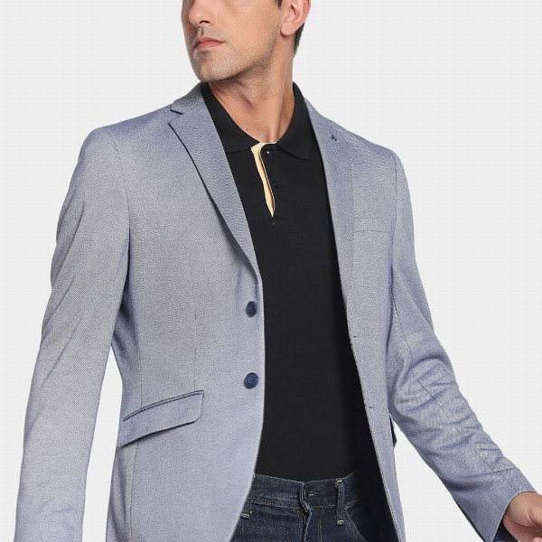 Arrow Men Solid Slim-Fit Single-Breasted Blazer