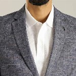 Indian Terrain Checked Single Breasted Casual Blazer