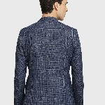 ColorPlus Redloop Power Blazers Checked Single-Breasted Regular Fit Formal Blazer