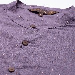 Sangria Men Woven Design Mandarin Collar Pure Cotton Kurta