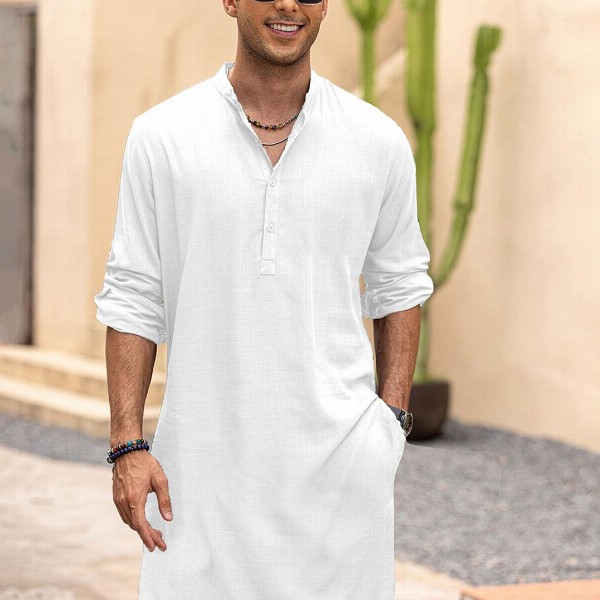 Anouk Men Solid Long Kurta