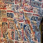 Shasak Ethnic Motifs Printed Kantha Work Mandarin Collar Straight Kurta