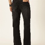 HERE&NOW Men Smart Bootcut Light Fade Stretchable Jeans