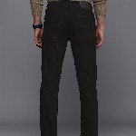 Louis Philippe Jeans Men Black Slim Fit Mid-Rise Clean Look Stretchable Jeans