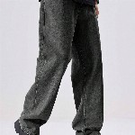 Xee Men Loose Baggy Fit Mid-Rise Stretchable Jeans