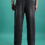 HIGHLANDER Men Loose Baggy Fit Light Fade Cotton Jeans