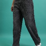 HIGHLANDER Men Loose Baggy Fit Light Fade Cotton Jeans