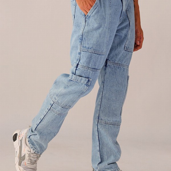 The Indian Garage Co Men Light Fade Jeans