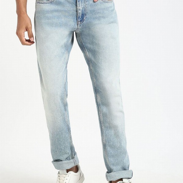 Tommy Hilfiger Men Slim Fit Heavy Fade Stretchable Jeans
