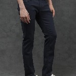 RARE RABBIT Men Cordon Dark Wash Stretchable Jeans