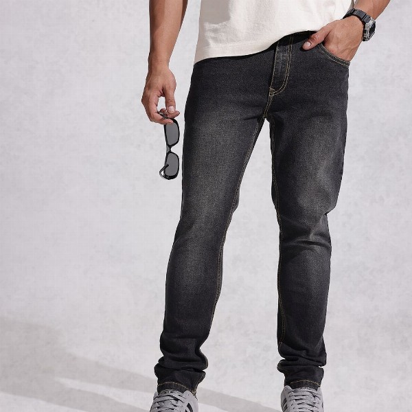 WROGN Men Slim Fit Light Fade Stretchable Jeans