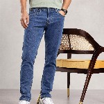 Nautica Men Active Flex Slim Fit Mid-Rise Jeans