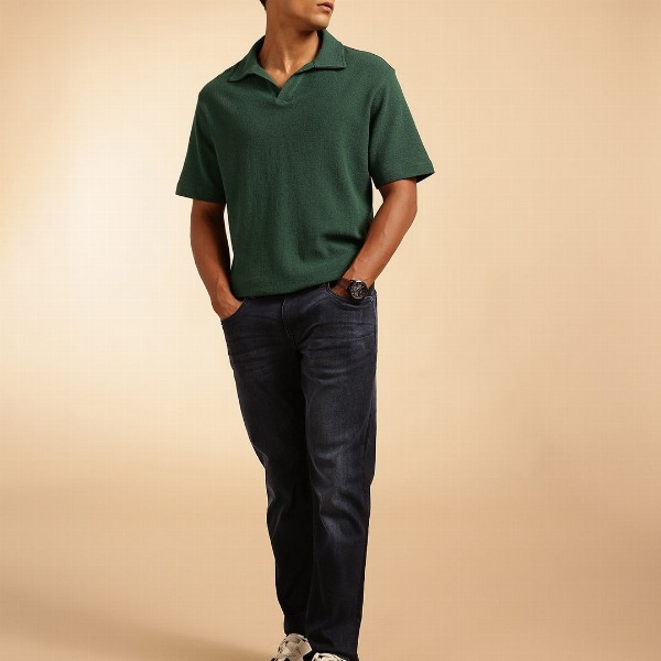 French Connection Men Light Fade Stretchable Jeans