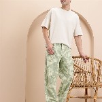 Mast & Harbour Men Printed Baggy Fit Jeans