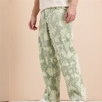 Mast & Harbour Men Printed Baggy Fit Jeans