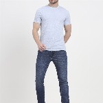 JADE BLUE Men Slim Fit Mid-Rise Light Fade Cotton Stretchable Jeans