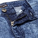 The Indian Garage Co Men Blue Slim Fit Mildly Distressed Light Fade Stretchable Jeans