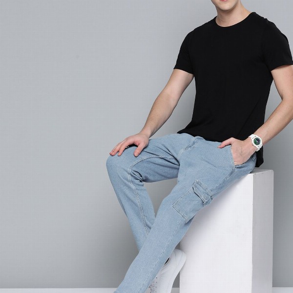 Mast & Harbour Men Blue Slim Fit Stretchable Jeans