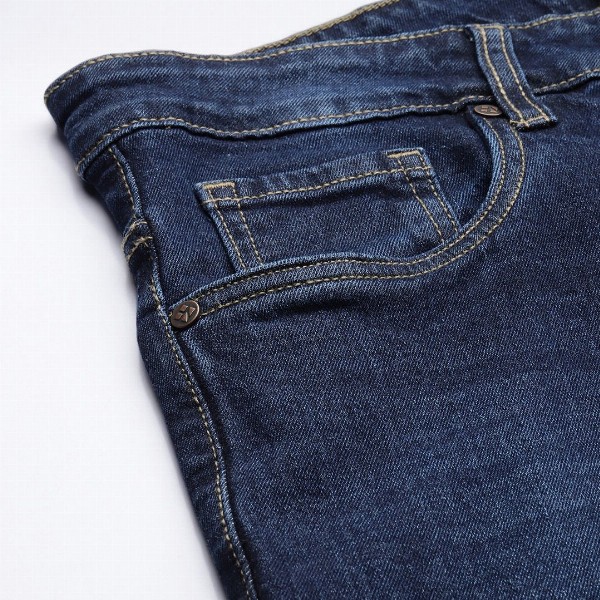 HERE&NOW Men Smart Bootcut Light Fade Stretchable Jeans