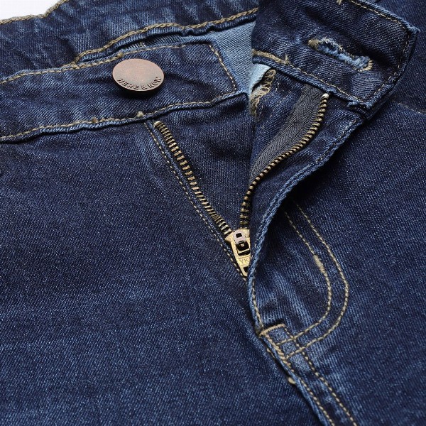 HERE&NOW Men Smart Bootcut Light Fade Stretchable Jeans