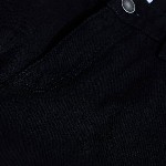 Snitch Men Black Baggy Fit Mid-Rise Dark Shade Jeans