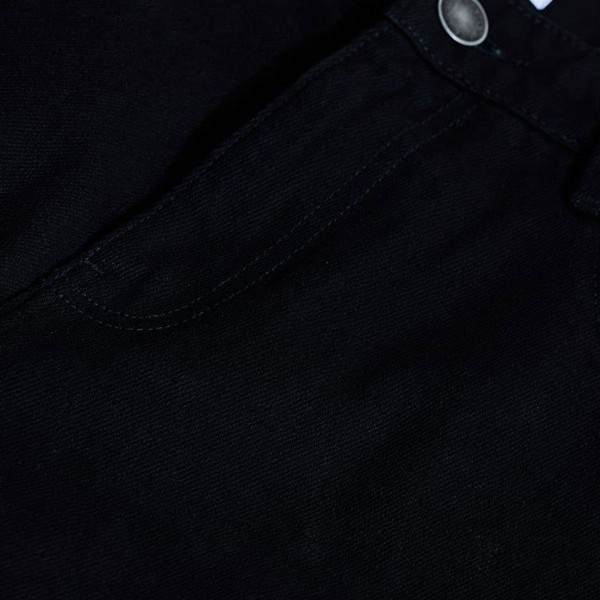 Snitch Men Black Baggy Fit Mid-Rise Dark Shade Jeans