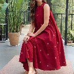 Aaghnya Women Geometric Printed Kurta with Palazzo