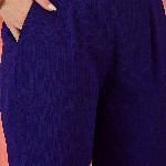 Sangria Floral Yoke Design Straight A-Line With Trouser And Dupatta