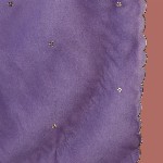 Sangria Floral Embroidered V-Neck A-Line Kurta With Trousers & Dupatta