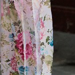 Indo Era Floral Embroidered Thread Work A-Line Kurta With Trousers & Dupatta