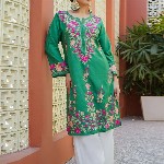 HOUSE OF KARI Women Ethnic Motifs Embroidered Aari Work Straight Kurta
