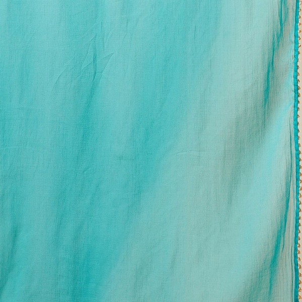 GoSriKi Shibori Dyed Regular Kurta with Trousers &  Dupatta