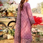 KALINI Ethnic Motifs Printed Notch Neck Straight Kurta With Trousers And Dupatta