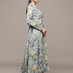 aarke Ritu Kumar Floral Printed Regular Kurta with Trousers & With Dupatta