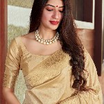 all about you Woven Design Zari Pure Silk Kanjeevaram Saree