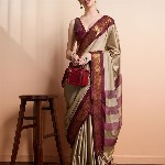 SGF11 Ethnic Motifs Woven Design Zari Kanjeevaram Silk Saree