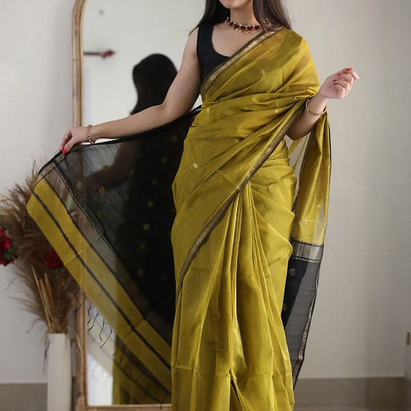 KALINI Woven Design Zari Banarasi Saree