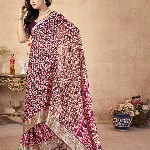 all about you Floral Pure Chiffon Saree