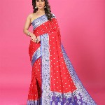 CRAFTYSTYLES Woven Design Zari Pure Silk Banarasi Saree