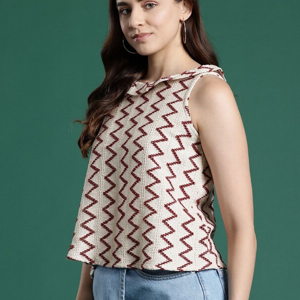 DressBerry Ruffles Knitted Top