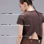 Cava Brown Overlap Tee