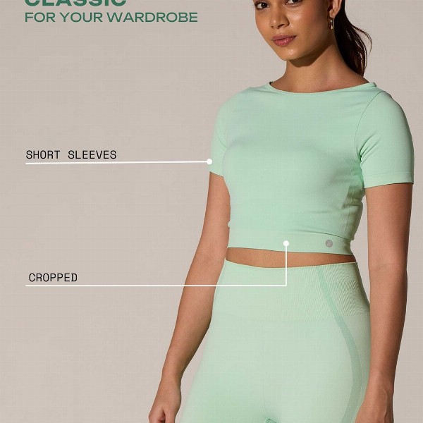 Cava Mint Seamless Sculpt Tee