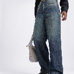 glitchez Women Light Fade Baggy Jeans