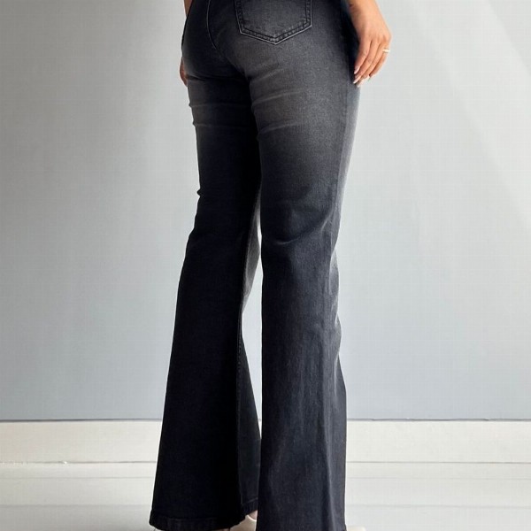 Off Duty India Women Midnight Ash Bootcut Jeans