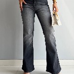 Off Duty India Women Midnight Ash Bootcut Jeans