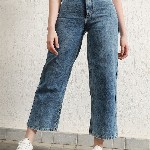 Hubberholme Women Baggy Fit High-Rise Heavy Fade Jeans