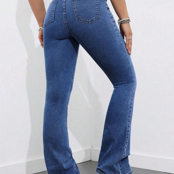 Kotty Women Bootcut High-Rise Stretchable Jeans