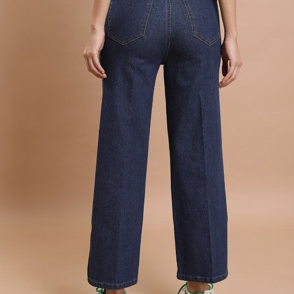 Basics By Tokyo Talkies Women Flared Light Fade Stretchable Jeans