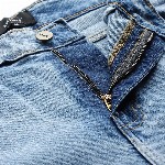 Sztori Women Plus Size Straight Fit Light Fade Stretchable Crop Jeans