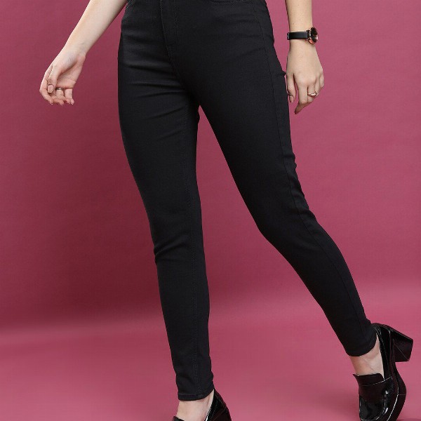 Basics By Tokyo Talkies Women Skinny Fit Clean Look Stretchable Jeans